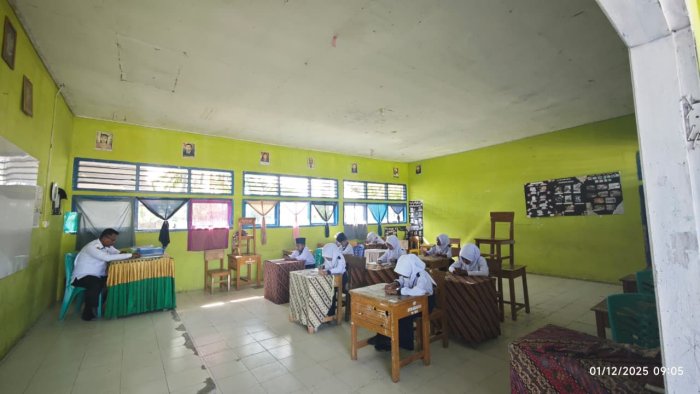 MTsN 1 Kerinci Gelar Ujian Akhir Semester Ganjil Secara Tertib dan Kondusif